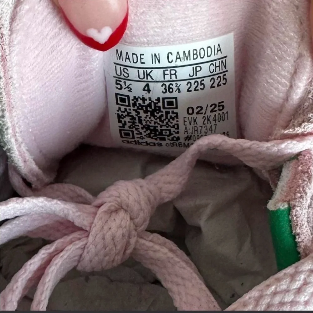 Adidas Handball Spezial Pink and Green - Picture 5 of 9